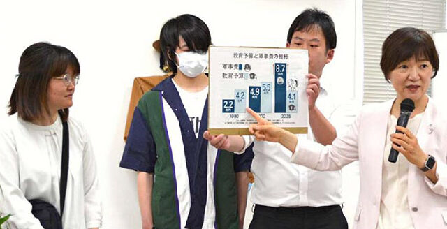 山口・下関でつどい―軍事より教育に