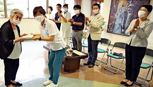 長崎・原爆病院・ホーム訪問