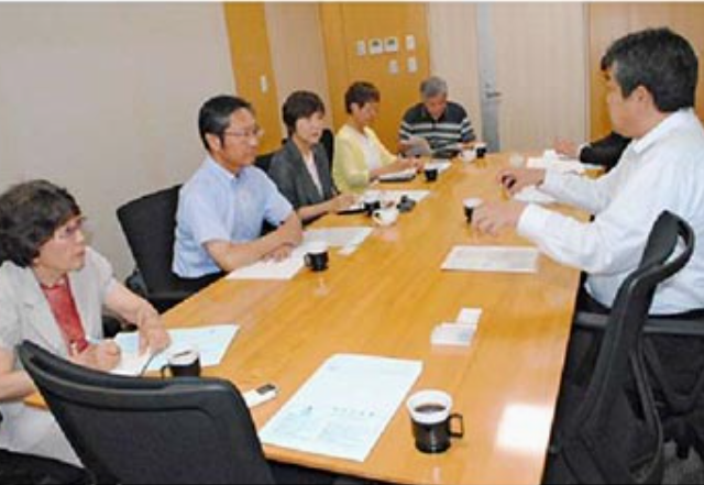 白川氏、黒潮町長と懇談